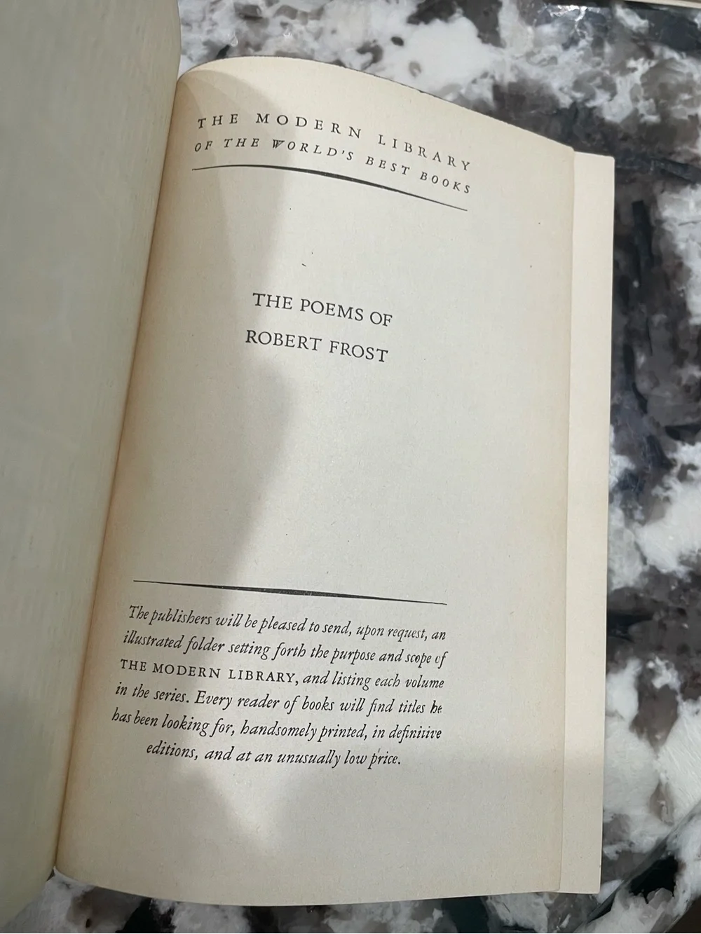1946 The Poems of Robert Frost — Vintage Hardcover